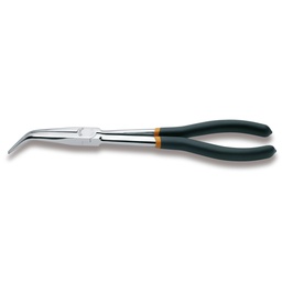Beta | 1009L/B | Extra lange buigtang, lange halfronde 45° gebogen bekken, PVC-handgreep | 010090009