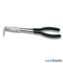 Beta 1009L/C | Extra lange buigtang met lange halfronde 90° gebogen bekken PVC handgreep - 010090010
