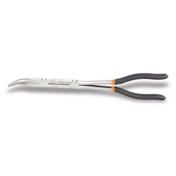 Beta | 1009L/DP | Extra lange 45° gebogen buigtang, dubbelwerkend scharnier, PVC-handgreep | 010090059