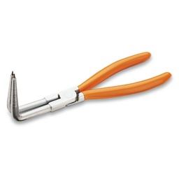 Beta | 1034L | Borgveertang voor borgringen, 90° gebogen lange bekken, PVC-handgreep | 010340320