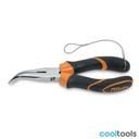 Beta 1168BM-HS | Telefoontangen, lange halfronde gebogen bekken, verchroomd, twee componenten handgreep H-SAFE - 011684040