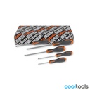Beta 1204E/S5 | 5-delig set Evox schroevendraaiers voor verzonken schroeven - 012041205