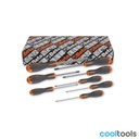 Beta 1205E/ES-S8 | 8-delig set Evox schroevendraaiers met zeskantprofiel - 012051408