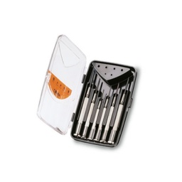 Beta | 1229LPH/A6 | Set 6 microschroevendraaiers sleuf en kruiskop, serie 1229LP en 1229PH | 012290310