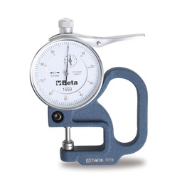 Beta | 1659 | Diktemeter met meetklok, uitlezing tot 0,01 mm | 016590001