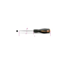 Beta | 1716R | Priem met ronde stalen kling | 017160001