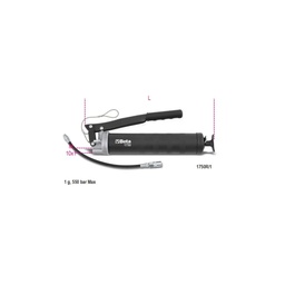 Beta | 1750HS | Vetspuit met valbeveiliging, H-SAFE | 017504500