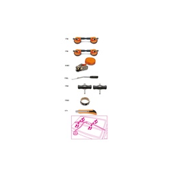 Beta | 1766/8 | 8-delig assortiment voor bewerking van autoruiten | 017660100
