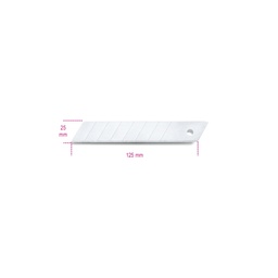 Beta | 1773RL | 10 reserve afbreekmessen 25 mm voor 1773A | 017730015