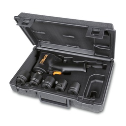 Beta | 1927XM/K5 | Compacte slagmoersleutel met 5 slagdoppen in koffer | 019270129