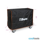 Beta 2400-COVER RSC24AXL | Nylon hoes voor gereedschapwagens C24SA-XL, C24SL, C24SL-CAB - 024000930