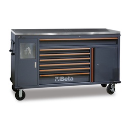 Beta | C45PRO | Verrijdbare werkbank met 7 laden en ingebouwde afvalbak | 2.0 MWS/X | 045000181