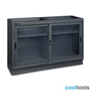 Beta C45PRO 2.0 MAT | Vaste module, 1360 mm lang, met 2 heldere polycarbonaat deuren, voor werkplaatsuitrustingcombinatie C45PRO 2.0 - 045000230
