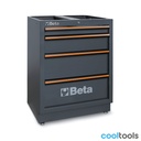 Beta C45PRO 2.0 M4 | Vaste module met 4 lades, voor werkplaatsinrichting C45PRO 2.0 - 045000234