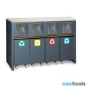 Beta C45PRO 2.0 RD/W | Vaste afvalinzamelmodule voor werkplaatsinrichting C45PRO 2.0 - 045002240