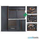 Beta C45PRO 2.0 B7X/196UT | Werkplaatsmeubelcombinatie C45PRO 2.0 B7X met assortiment van 196 universele Beta Worker gereedschappen - 045009155