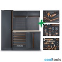 Beta C45PRO 2.0 B7W/196UT | Werkplaatsmeubelcombinatie C45PRO 2.0 B7W met assortiment van 196 universele Beta Worker gereedschappen - 045009156
