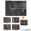 Beta C45PRO 2.0 W/268UT | Werkplaatsinrichting C45PRO 2.0 W met assortiment van 268 Beta Worker universele gereedschappen - 045009159