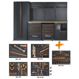 Beta | C45PRO | Werkplaatsinrichting W met 268 universele gereedschappen | 2.0 W/268UT | 045009159