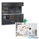 Beta C45PRO 2.0 AX/157UT | Combinatie werkplaatsinrichting C45PRO 2.0 AX met assortiment van 157 Beta Worker universele gereedschappen - 045009167