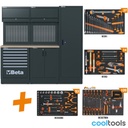 Beta RSC50 2.0 DW/224UT | Werkplaatsmeubelcombinatie RSC50 2.0 met 224 stuks gereedschap - 050001081