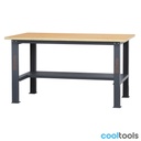 Beta C58BC-W1,6 | Werkbank met houten werkblad, 1,6 m lang - 058000601