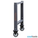 Beta C58GRF | Poot met vaste wielen, voor modulaire werkbanken C58BC - 058000663