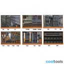 Beta 5904VI/3T | Assortiment van 144 gereedschappen voor industrieel onderhoud in voorgevormde ABS inlegbakken - 059041168