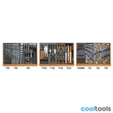 Beta 5904VG/2T | Assortiment van 99 gereedschappen voor autoherstel in voorgevormde ABS inlegbakken - 059041191