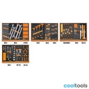 Beta 5904VG/2M | Assortiment van 170 gereedschappen voor autoherstel in voorgevormde EVA foam inlegbakken - 059041198
