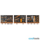 Beta 5904VU/1M | Assortiment van 90 gereedschappen voor universeel gebruik in voorgevormde EVA foam inlegbakken - 059041201