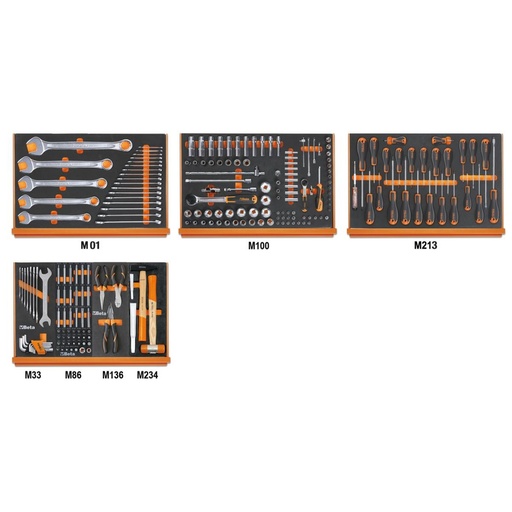 Beta-assortiment 5988U/7M (7 inlegbakken)