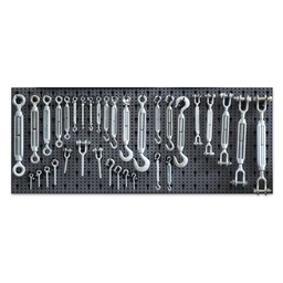 Beta | 8600+R/11 | Robur staalkabelassortiment, 374-delig, met haken zonder paneel | 086000011