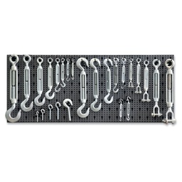Beta | 8600+R/13 | Staalkabelassortiment, 230-delig, met haken zonder paneel | 086000013