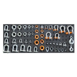 Beta | 8600+R/114 | Staalkabelassortiment, 1.045-delig, met haken zonder paneel | 086000114