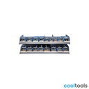 SHOPinShop 8600 R/115 | Assortiment van 1.690 staalkabelaccessoires, met haken zonder paneel - 086000115