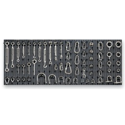Beta | 8600+R/412 | Roestvaststalen kabelassortiment, 348-delig, met haken zonder paneel | 086000412