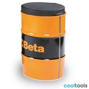 Beta 9565S | Plaatstalen vat met krukjes voorzien van afneembare imitatie leren kussens - 095650300