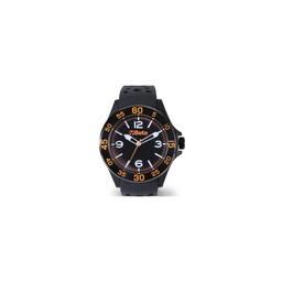 Beta | 9593W | Analoog horloge, kunststof met metalen ring, 3 ATM, siliconen band | 095930150