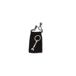 Beta | 9595T | Sleutelhanger, verchroomd metaal, in fluwelen etui | 095950021
