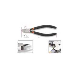 Beta | 1080D | Zijkniptang met dubbellaags anti-slip PVC-handgreep