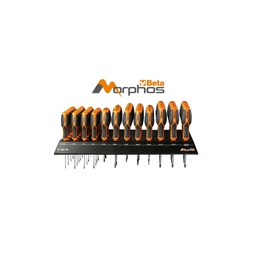 Beta | 1223/E62 | Wand display met 62 schroevendraaiers