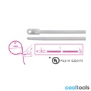 Beta 1748-BH | Nylon bindstrips met bevestigingsoog, naturel kleur