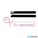 Beta 1748-SC | Zelfborgende roestvast stalen kabelbinders, zwarte polyester coating
