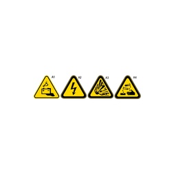 Beta | 7109A | Aluminium waarschuwingsborden