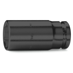 Beta | 728L | Slagdoppen 3/4", zeskant, lang, gefosfateerd
