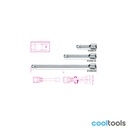 Beta 910AN | 3/8” verlengstukken, zwenkbaar