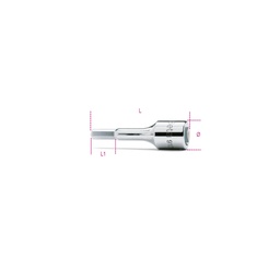 Beta | 910ME | Schroevendraaierdoppen voor inbusschroeven, 3/8"