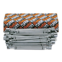 Beta | 950/S | Set T-dopsleutels met schuifstang, 9-delig (7-19 mm) of 14-delig (6-22 mm)