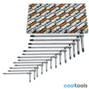 Beta 951TX/S | T-sleutelset met drie mannelijke uiteinden  voor Torx® inbusschroeven verchroomd